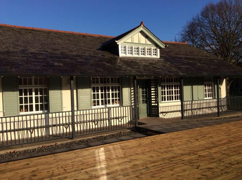 The Pavilion, with the spectator veranda that runs along both sides